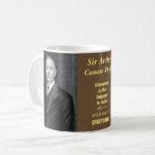 Sir Arthur Conan Doyle Kaffeetasse (Vorderseite Links)