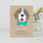 Sir Arthur Dog Einladung (Stehend Vorderseite)