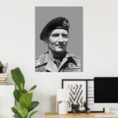 Sir Bernard Law Montgomery Poster (Heimbüro)