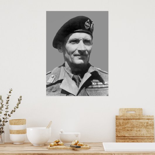 Sir Bernard Law Montgomery Poster (Küche)