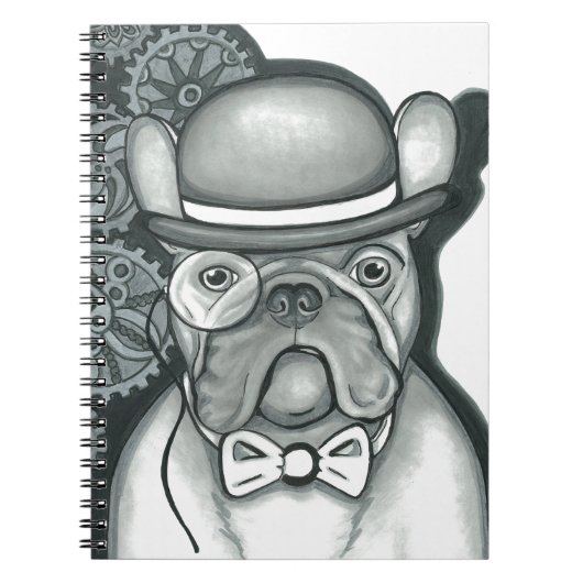 Sir Bouledogue Notizblock (Vorderseite)