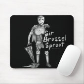 Sir Brussel-sprout Mousepad (Mit Mouse)