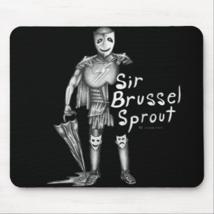 Sir Brussel-sprout Mousepad