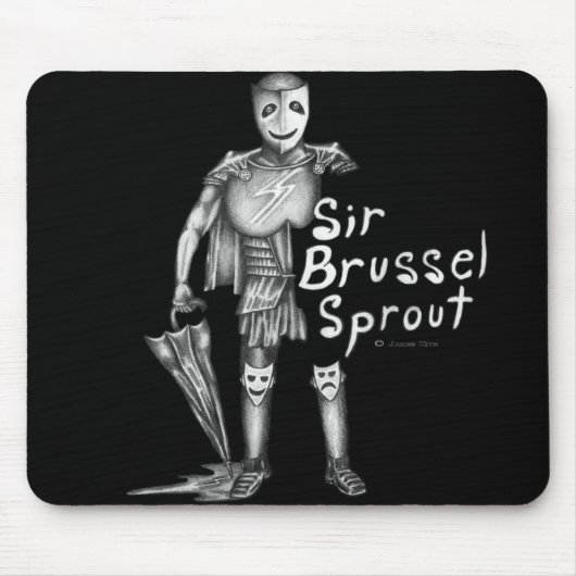 Sir Brussel-sprout Mousepad (Vorne)