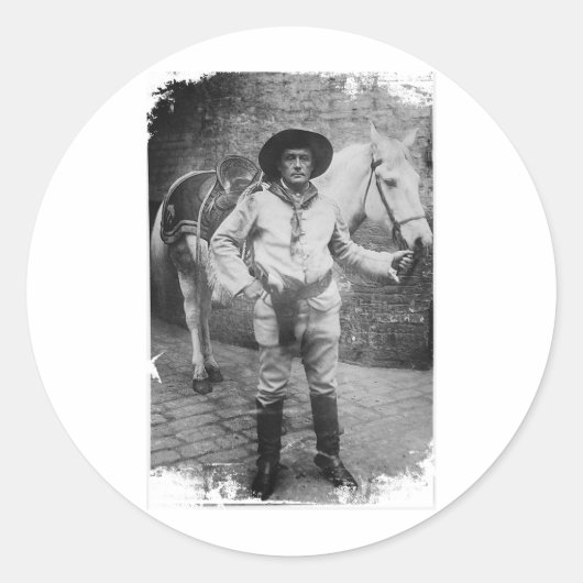 Sir Cave Runder Aufkleber (Vorderseite)