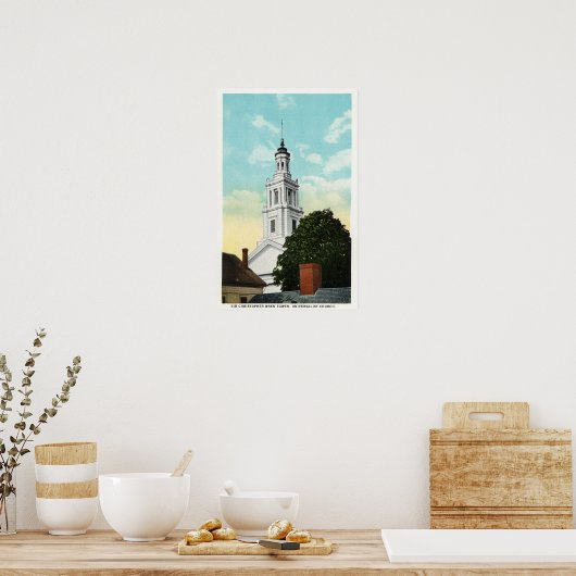 Sir Christopher Wren Tower View Poster (Küche)