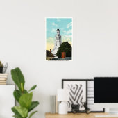 Sir Christopher Wren Tower View Poster (Heimbüro)