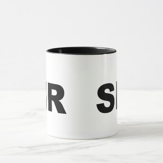Sir Coffee Mug Tasse (Zentrum)