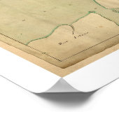 Sir Collyer's Fleet on Penobscot River Map - 1779 Poster (Ecke)