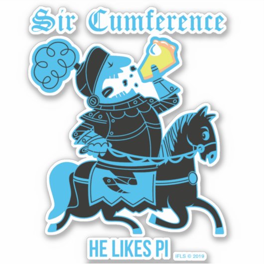Sir Cumference... Aufkleber (Vorderseite)