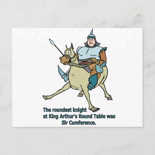 Sir Cumference Postkarte (Vorderseite)