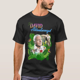 Sir David Attenborough - Blume T-Shirt