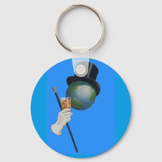 Sir Earth hat einen Cocktail Schlüsselanhänger (Vorderseite)