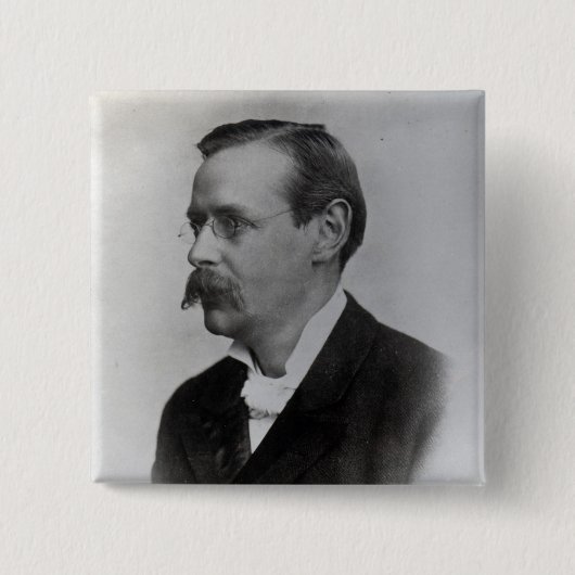 Sir Edmund William Gosse, 1892 Button (Vorderseite)