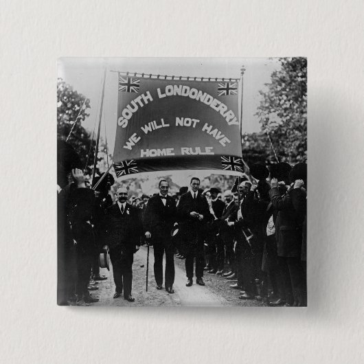 Sir Edward Carson Button (Vorderseite)