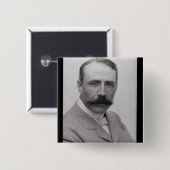 Sir Edward Elgar (1857-1934) (Foto) Button (Vorne & Hinten)