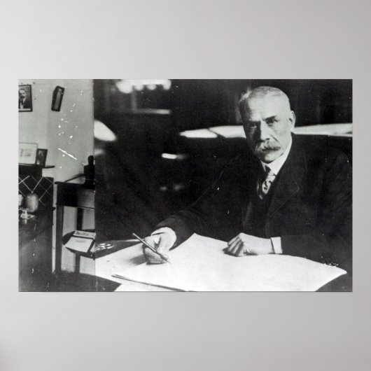 Sir Edward Elgar arbeitet an einer orchestralen Pa Poster (Vorne)