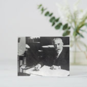 Sir Edward Elgar arbeitet an einer orchestralen Pa Postkarte (Stehend Vorderseite)