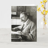 Sir Edward Elgar Karte (Gelbe Blume)
