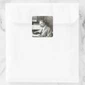 Sir Edward Elgar Quadratischer Aufkleber (Tasche)