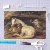 Sir Edwin Henry Landseer | Der arabische Zelt Seidenpapier (Handwerk)