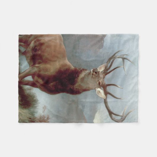 Sir Edwin Landseer | Monarch of the Glen, 1851 Fleecedecke (Vorderseite (Horizontal))