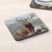 Sir Edwin Landseer | Monarch of the Glen, 1851 Getränkeuntersetzer (Linke Seite)