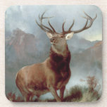 Sir Edwin Landseer | Monarch of the Glen, 1851 Getränkeuntersetzer<br><div class="desc">Abbildungsnummer: BAL3435 Monarch of the Glen,  1851 (Öl auf Leinwand). Landseer,  Sir Edwin (1802-73) Öl auf Leinwand. United Distillers and Vintners . 1851</div>