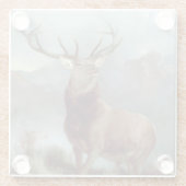 Sir Edwin Landseer | Monarch of the Glen, 1851 Glasuntersetzer (Rückseite)