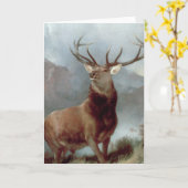 Sir Edwin Landseer | Monarch of the Glen, 1851 Karte (Gelbe Blume)