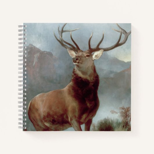 Sir Edwin Landseer | Monarch of the Glen, 1851 Notizblock (Vorderseite)