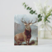 Sir Edwin Landseer | Monarch of the Glen, 1851 Postkarte (Stehend Vorderseite)