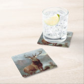 Sir Edwin Landseer | Monarch of the Glen, 1851 Rechteckiger Pappuntersetzer (Vor Ort)