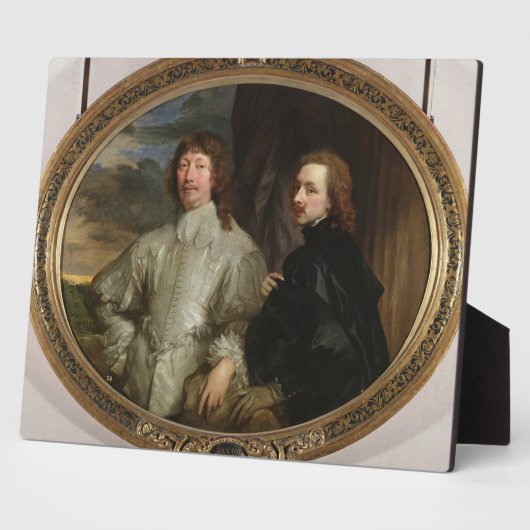 Sir Endymion Porter (1587-1649) und der Künstler,  Fotoplatte (Seite)