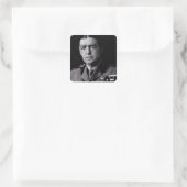 Sir Ernest Shackleton Quadratischer Aufkleber (Tasche)