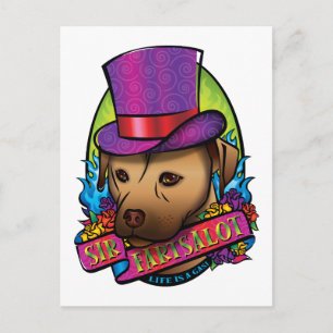 Sir Fartsalot Postkarte