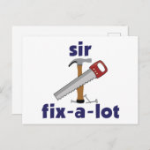 Sir Fix-A-Lot Postkarte (Vorne/Hinten)