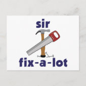Sir Fix-A-Lot Postkarte (Vorderseite)