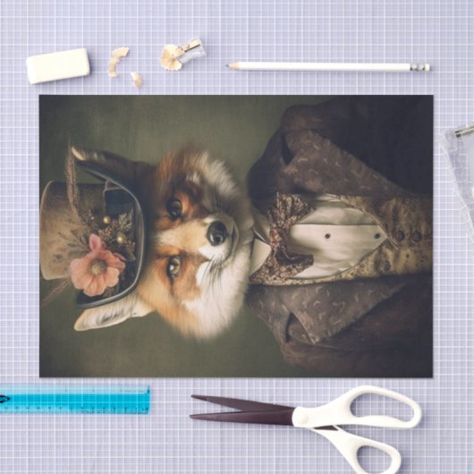 Sir Foxy1 Seidenpapier (Handwerk)