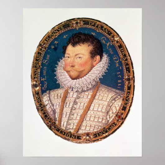 Sir Francis Drake, 1581 Poster (Vorne)