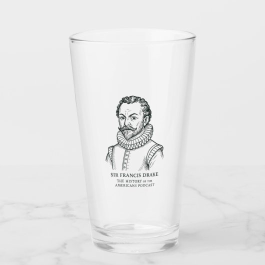 Sir Francis Drake Pint Glass Glas (Vorderseite)