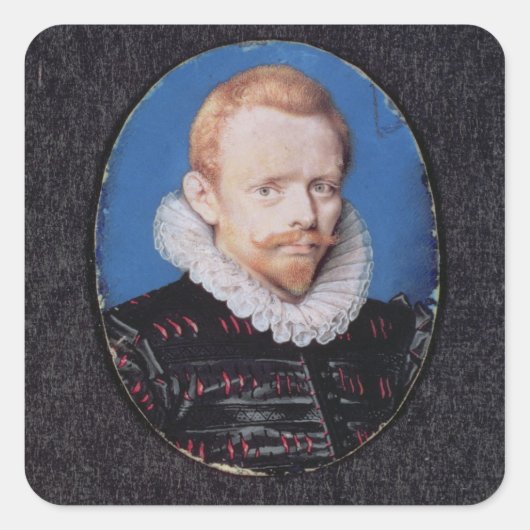Sir Francis Drake Quadratischer Aufkleber (Vorderseite)