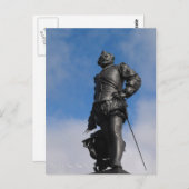 Sir Francis Drake Statue, Postkarte Plymouth (Vorne/Hinten)