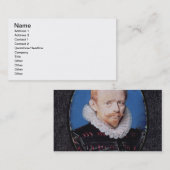Sir Francis Drake Visitenkarte (Vorne/Hinten)