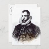 Sir Francis Walsingham Postkarte (Vorne/Hinten)