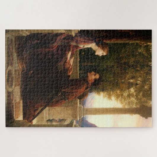 Sir Frank Dicksee Das Ende der Quest Puzzle (Horizontal)