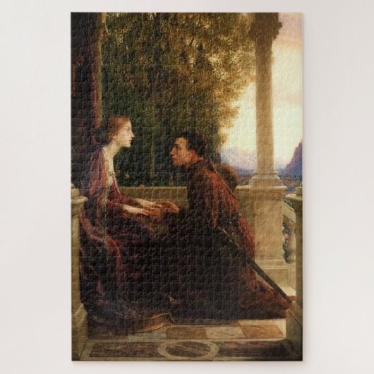 Sir Frank Dicksee Das Ende der Quest Puzzle (Vertikal)