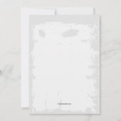 Sir Frederick Dog Invitation Einladung (Rückseite)