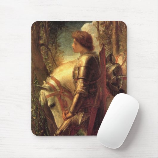 Sir Galahad (Arthurischer Ritter des Runden Tische Mousepad (Mit Mouse)