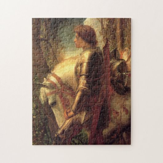 Sir Galahad (Arthurischer Ritter des Runden Tische Puzzle (Vertikal)